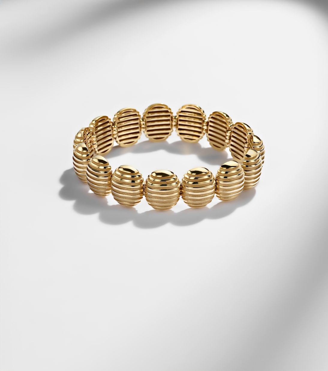 Isla Oval Link 18kt gold (750/1000) bracelet | Pamela Zamore