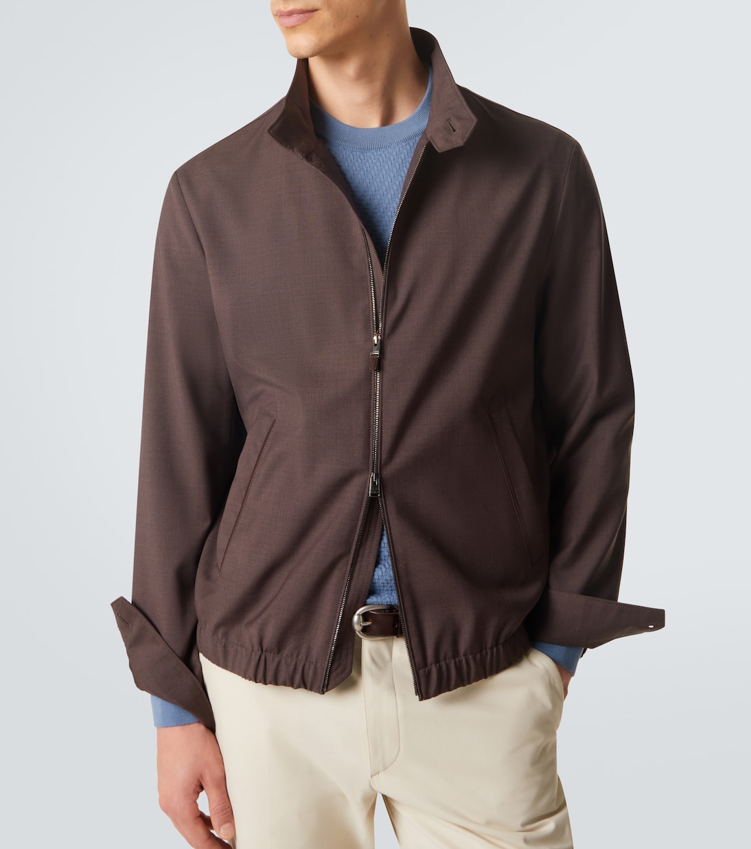 Impeccabile wool blouson jacket | Canali