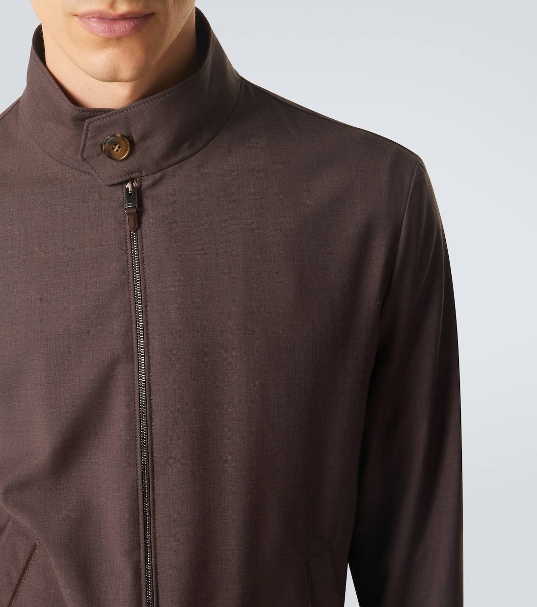 Impeccabile wool blouson jacket | Canali