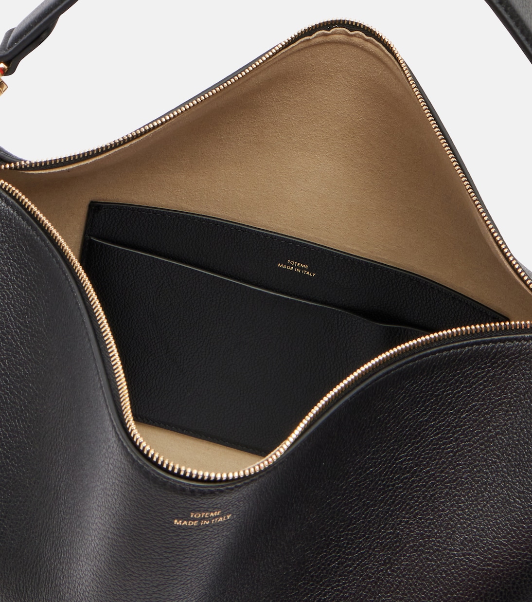 Bolso al hombro Bevel de piel | Toteme