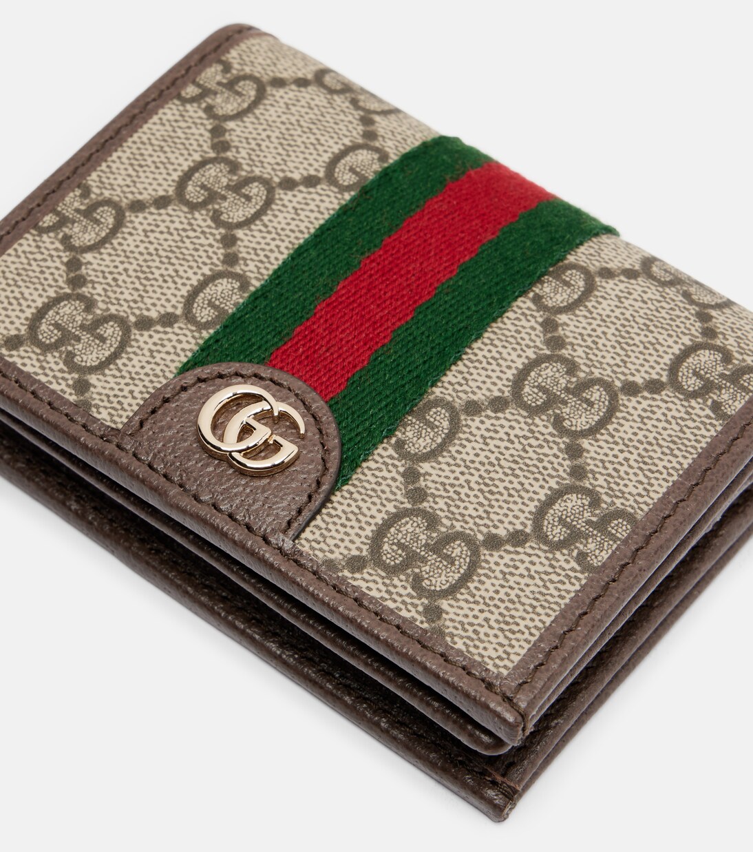 Cartera Ophidia Small con piel y GG | Gucci