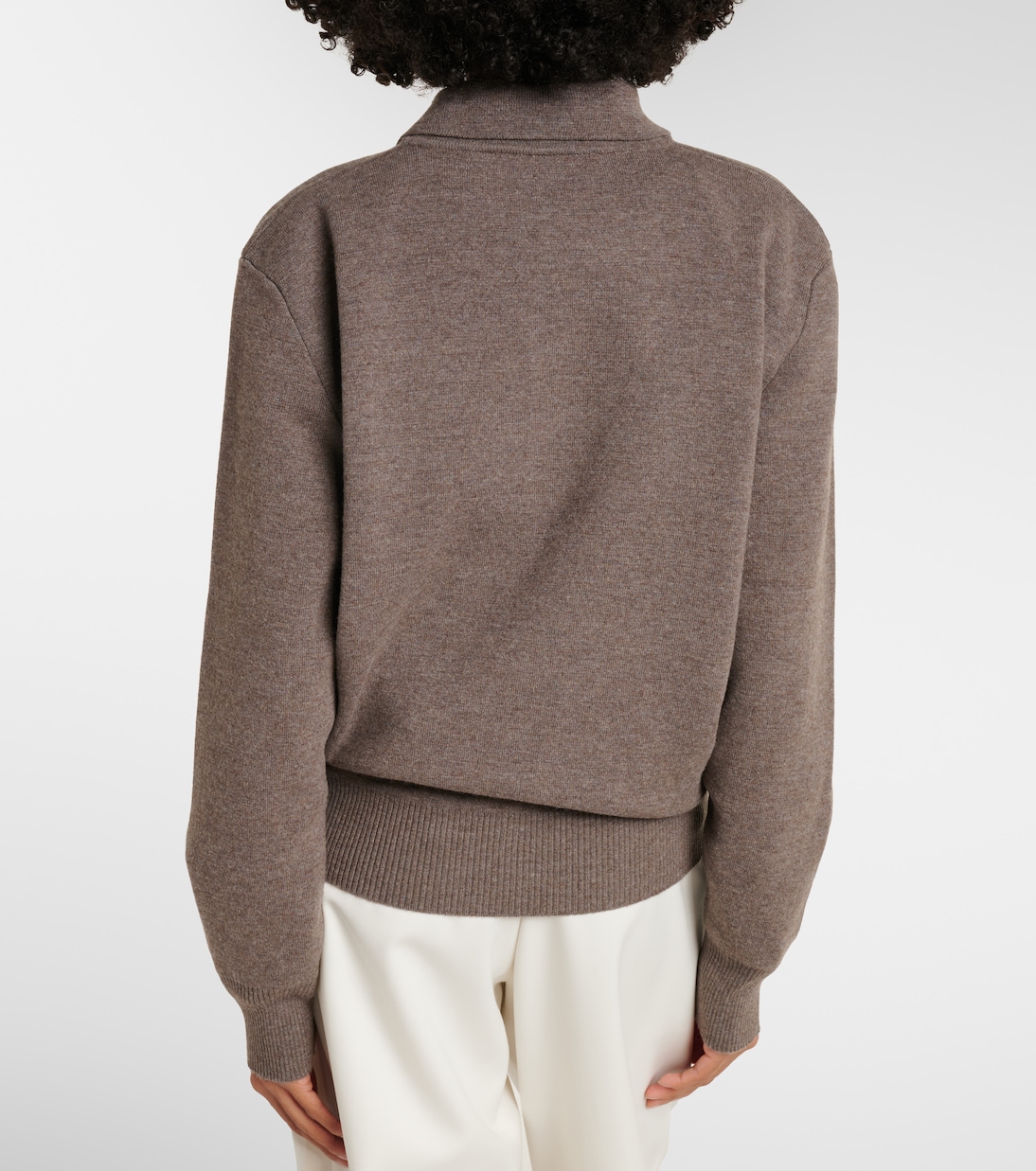 Wool and cashmere polo sweater | Róhe