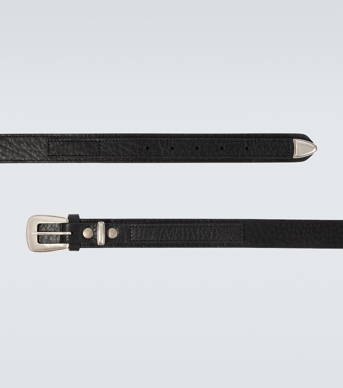 Layered leather belt | Lemaire