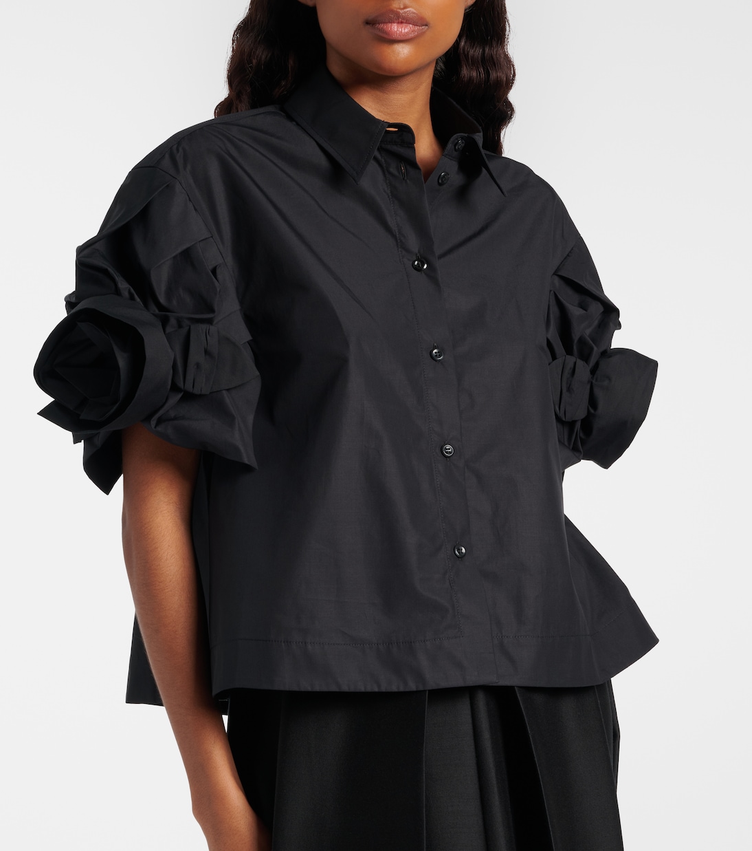 Puff-sleeve cotton shirt | Simone Rocha