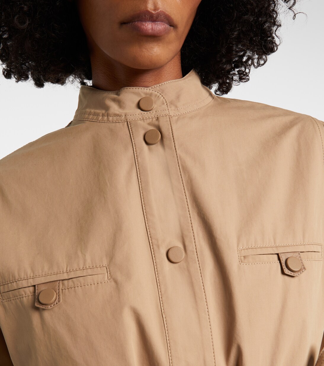 Belted cotton jacket | Yves Salomon