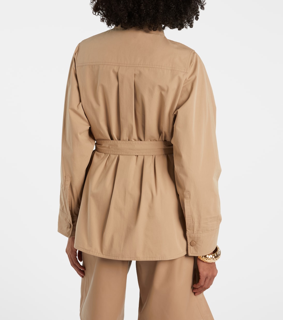 Belted cotton jacket | Yves Salomon