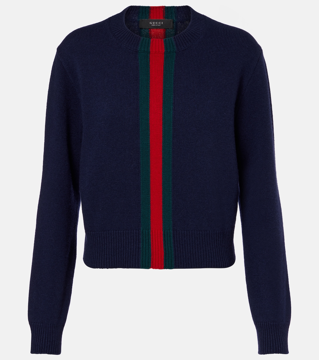 Web Stripe wool sweater | Gucci