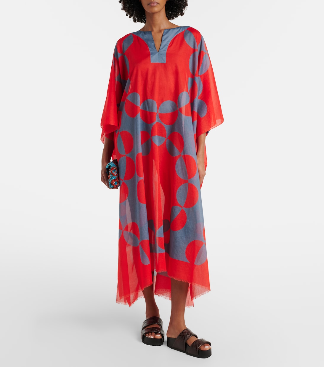 Printed cotton kaftan | Dries Van Noten