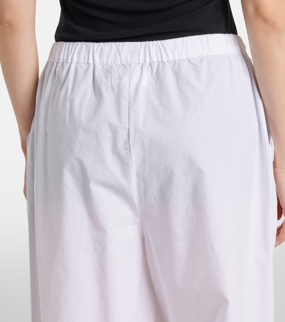 Tomoko cotton poplin shorts | Velvet