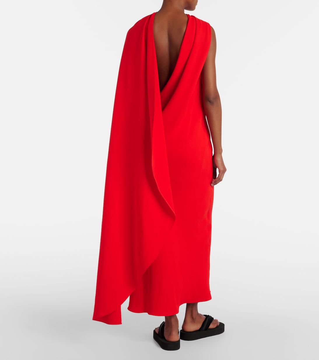 Open-back caped gown | Balenciaga