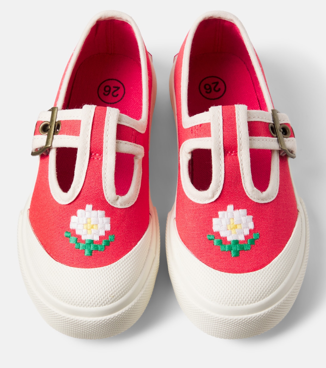 Bestickte Sneakers Pixel Daisy | Bobo Choses