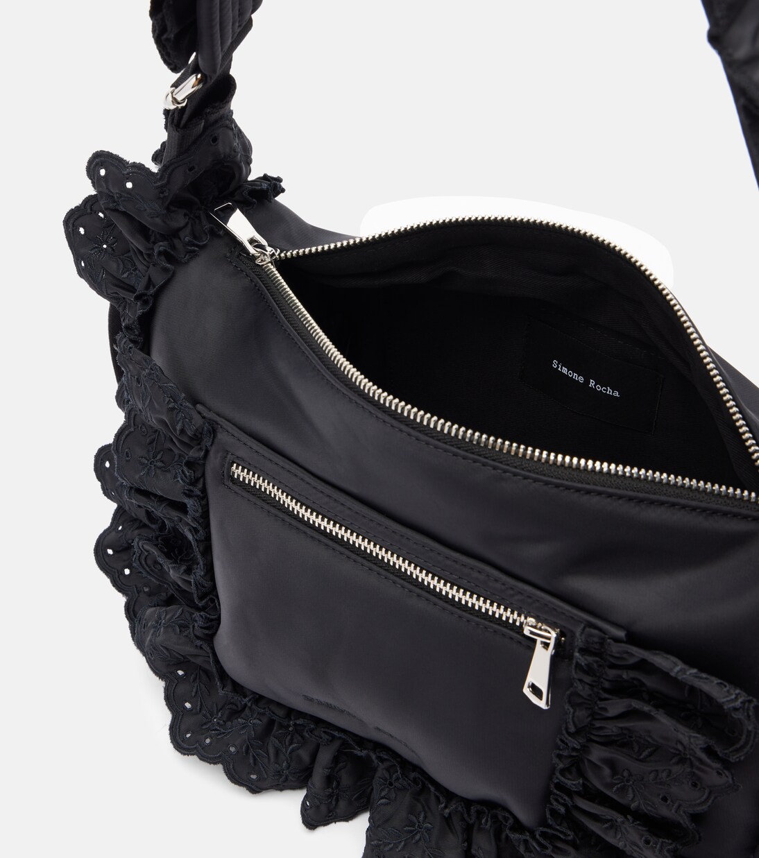 Pillowcase ruffled shoulder bag | Simone Rocha