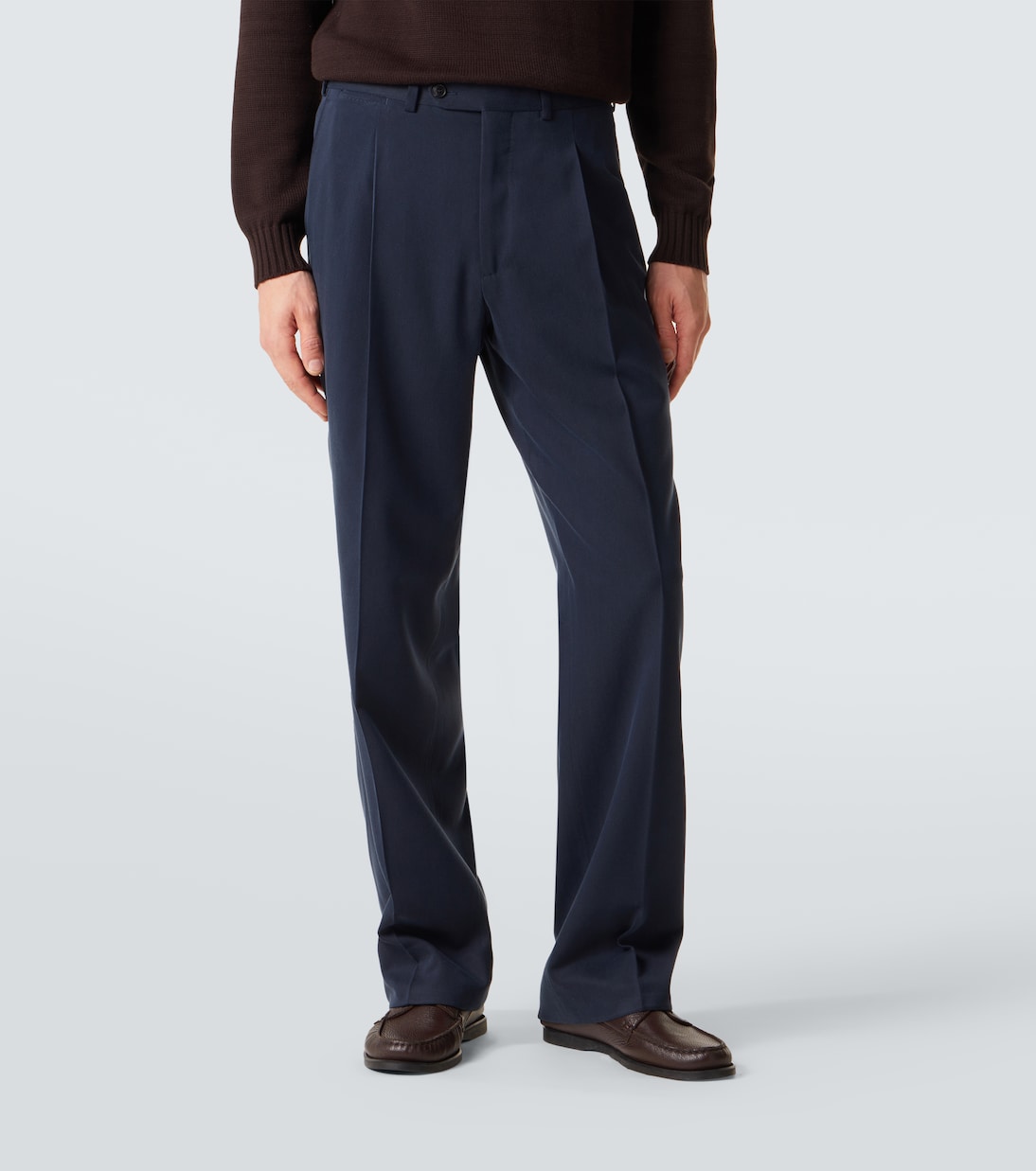 Amo silk wide-leg pants | Saman Amel