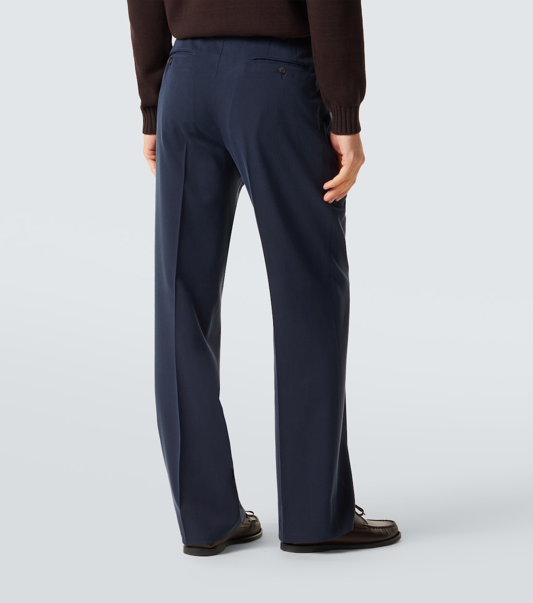 Amo silk wide-leg pants | Saman Amel