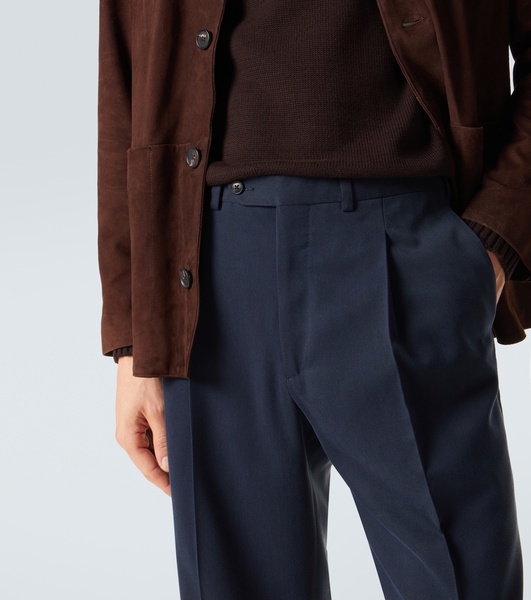 Amo silk wide-leg pants | Saman Amel