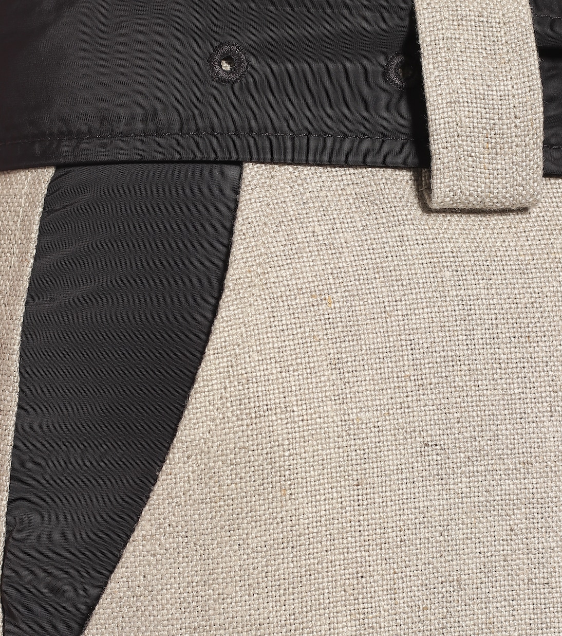 Pantalones anchos de lino | Ganni
