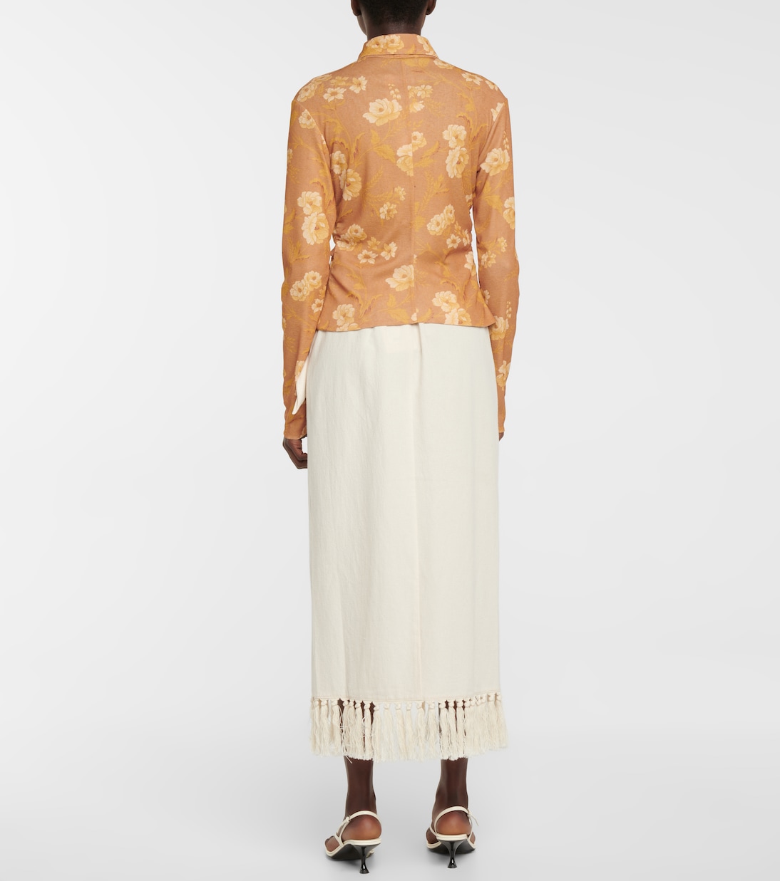 Felda floral jersey shirt | Nanushka