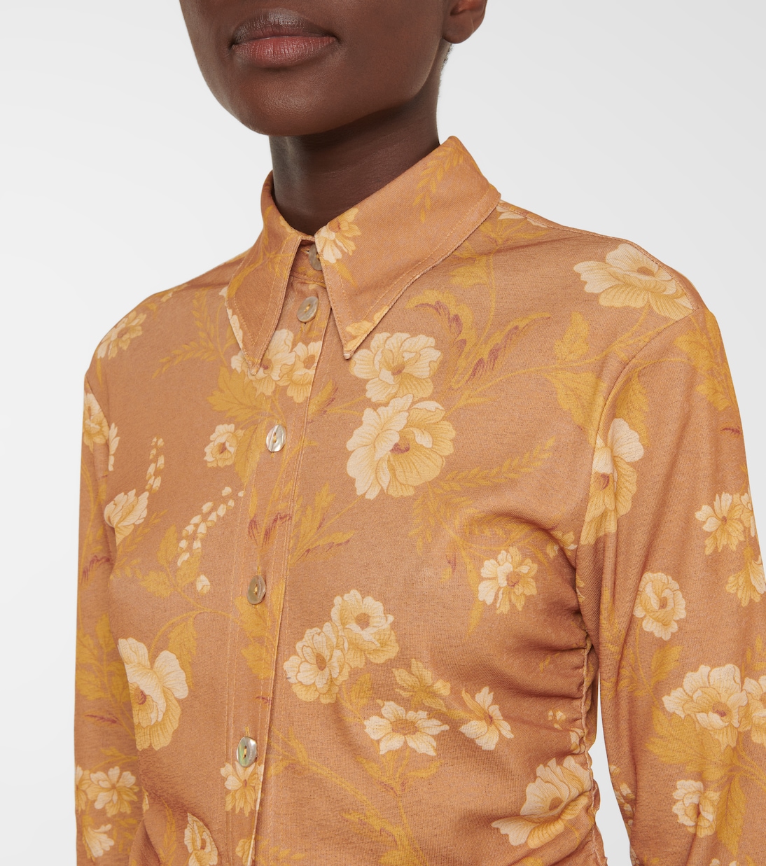 Felda floral jersey shirt | Nanushka