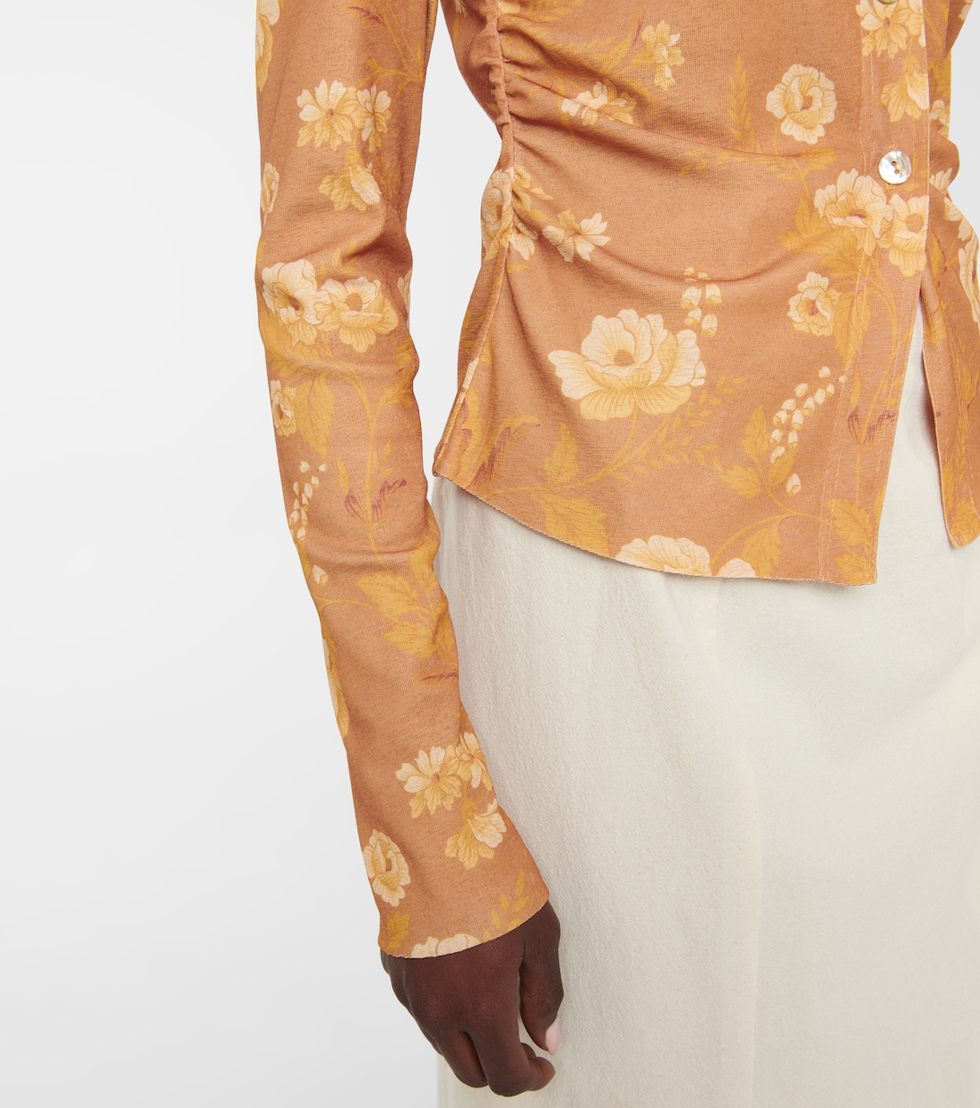 Felda floral jersey shirt | Nanushka