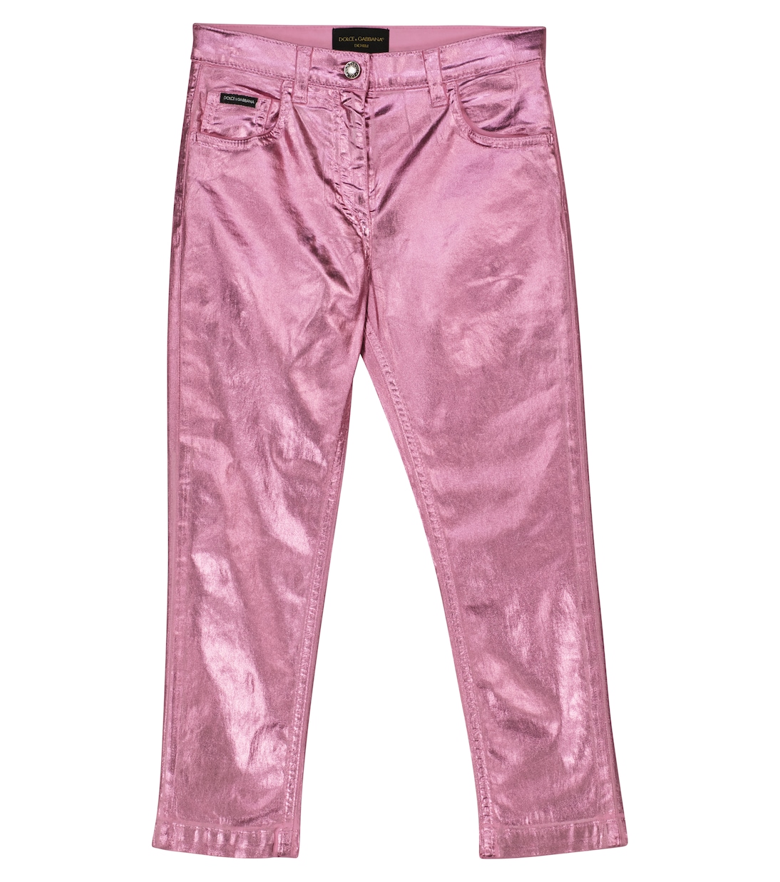 Jeans skinny en mezcla de algodón | Dolce&Gabbana Kids