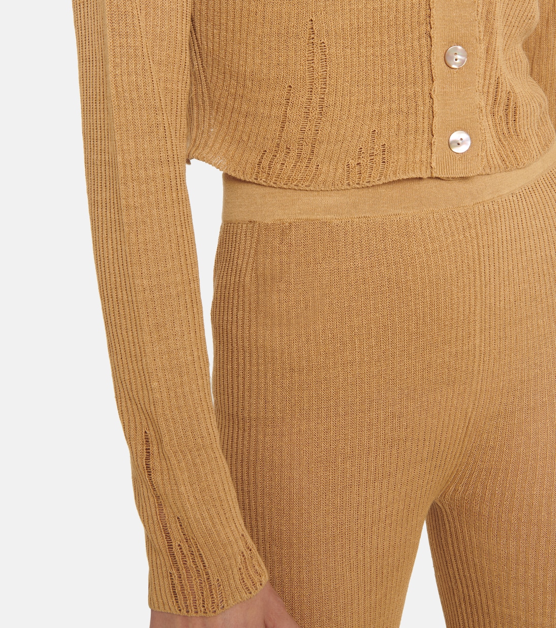 Cárdigan en mezcla de lino | Acne Studios