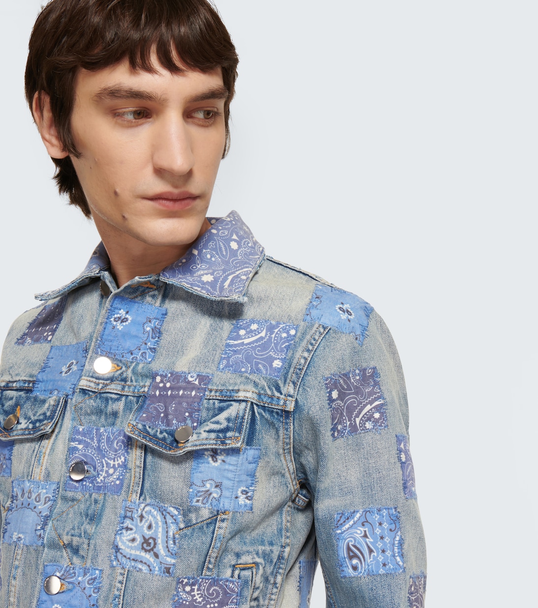 Chaqueta vaquera de patchwork | Amiri