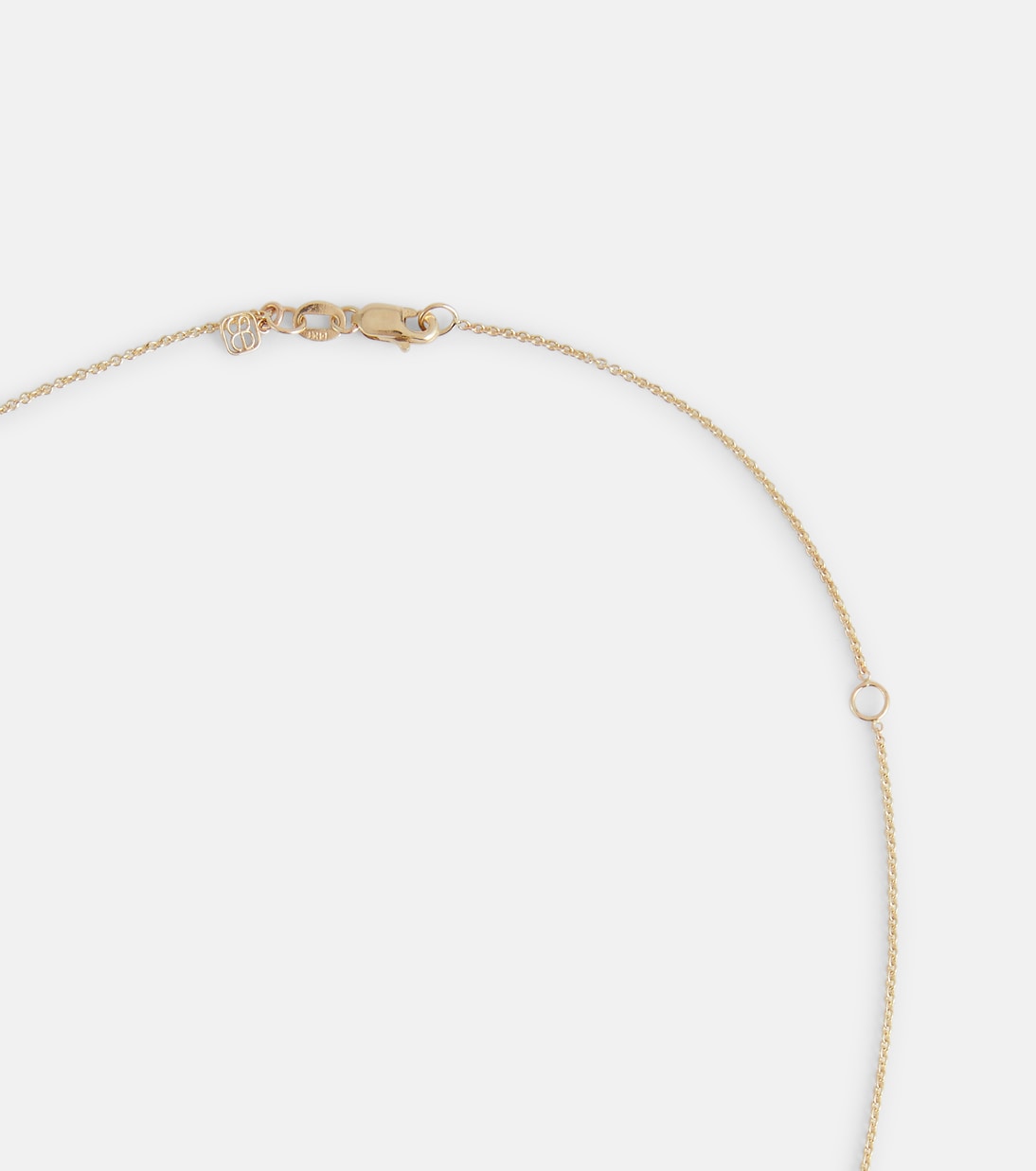 Collier Groovy Eye en or jaune 14 ct et diamants | Sydney Evan