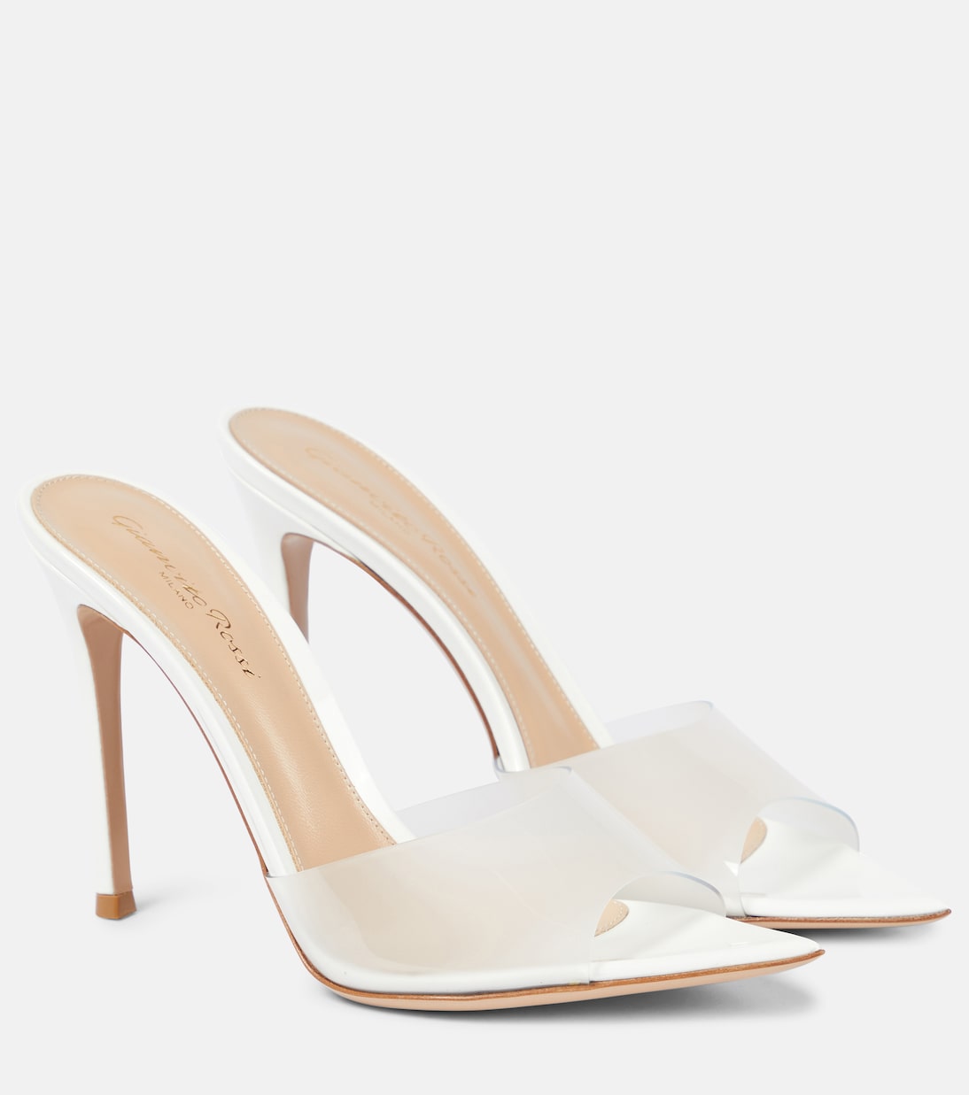 Pantoletten Elle 105 mit Lackleder | Gianvito Rossi