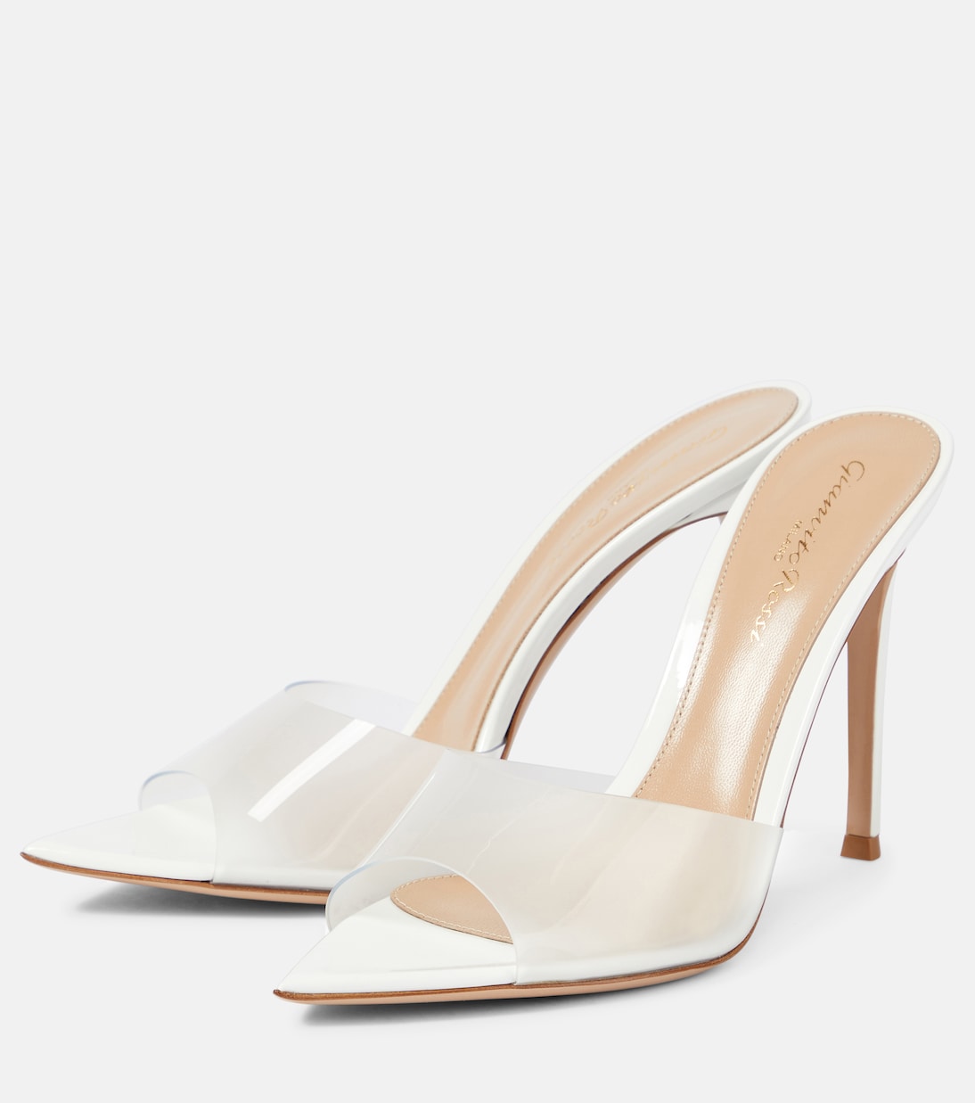 Pantoletten Elle 105 mit Lackleder | Gianvito Rossi