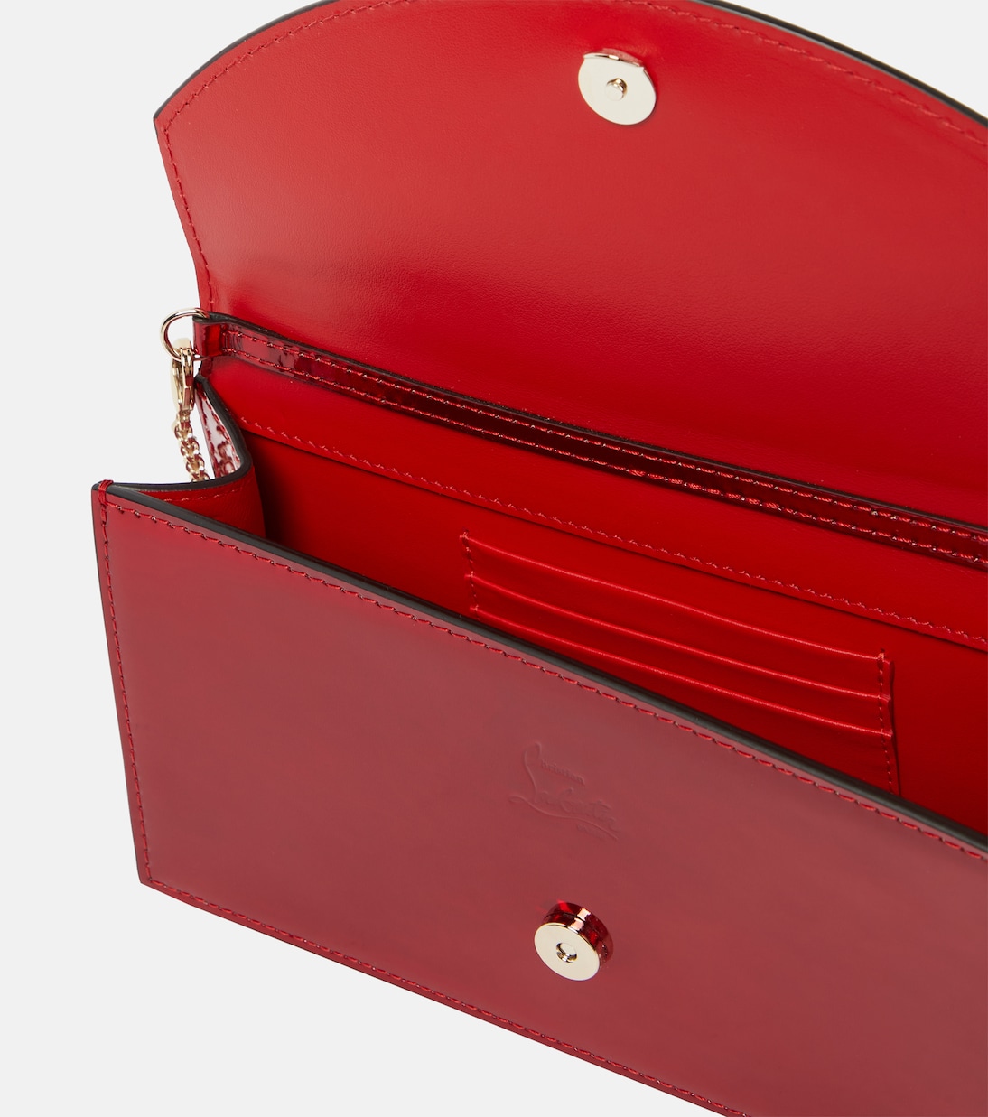 Pochette Loubi54 en cuir verni | Christian Louboutin