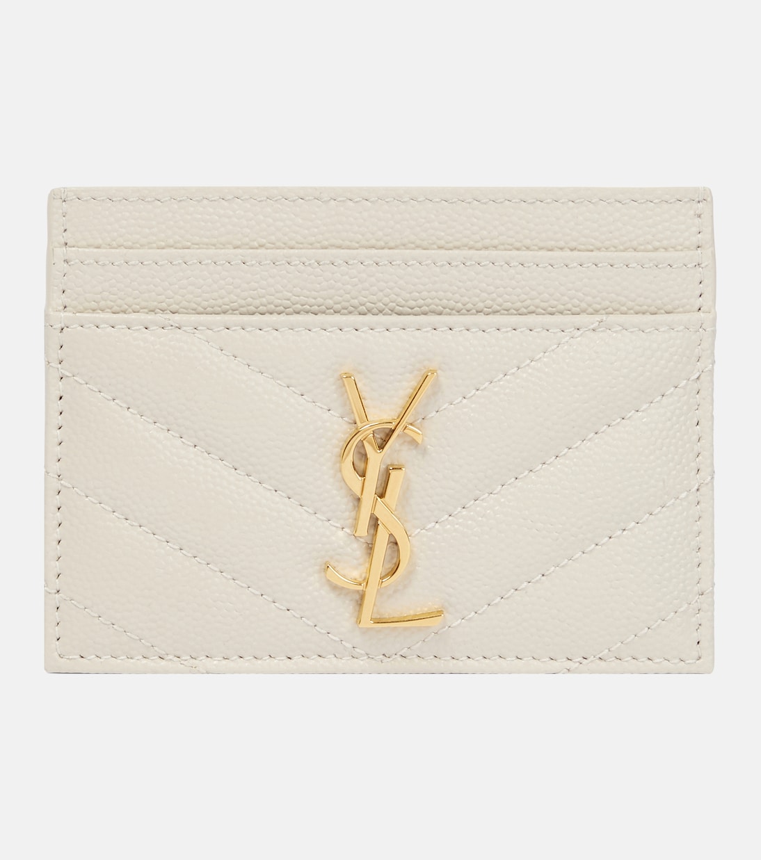 Tarjetero Monogram de piel | Saint Laurent