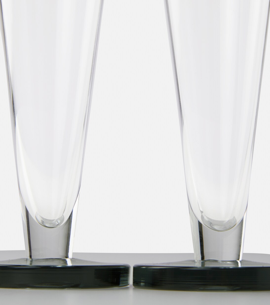 Puck set of 2 champagne flute glasses | Tom Dixon