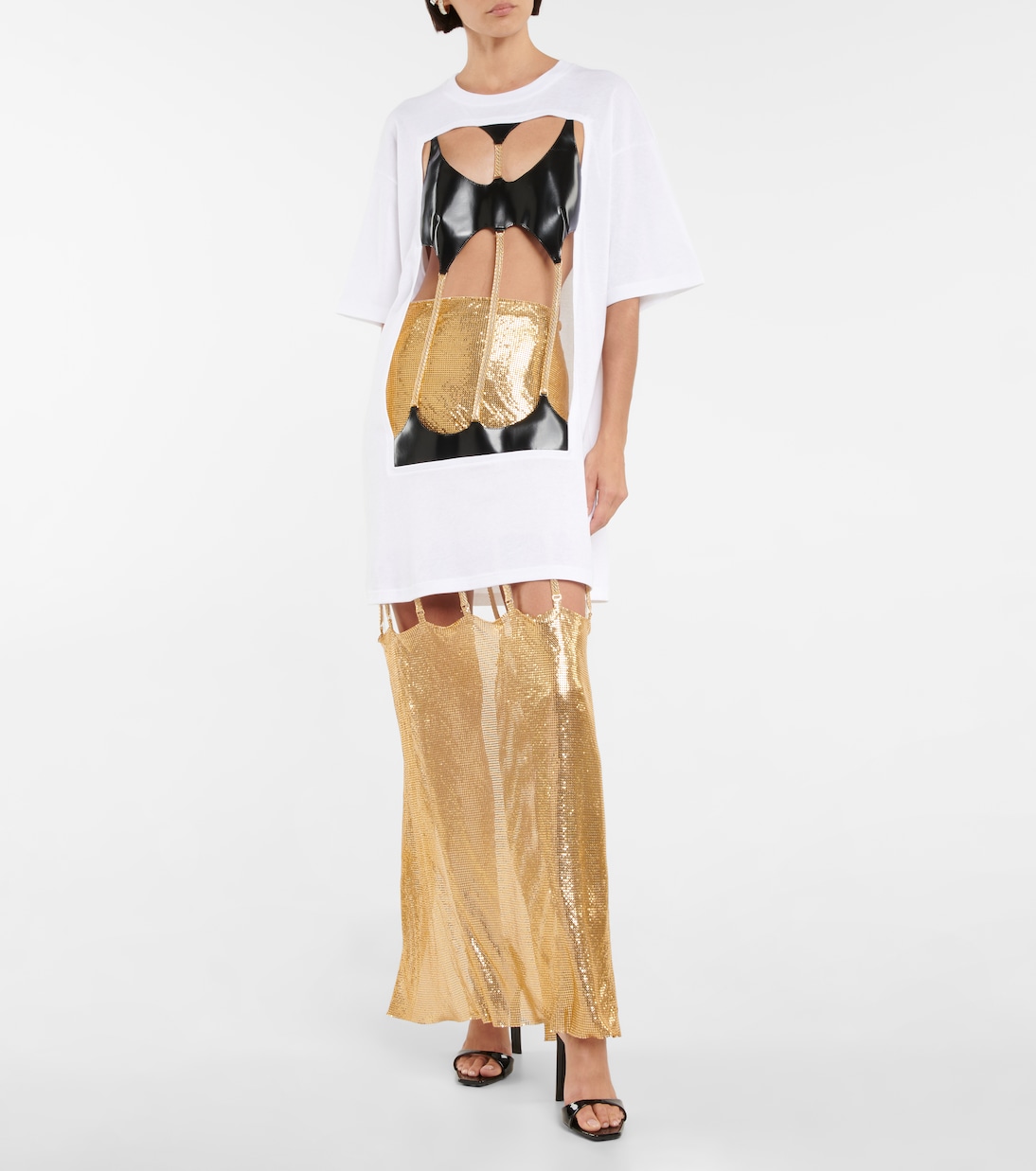 Verziertes T-Shirt aus Baumwolle | Christopher Kane