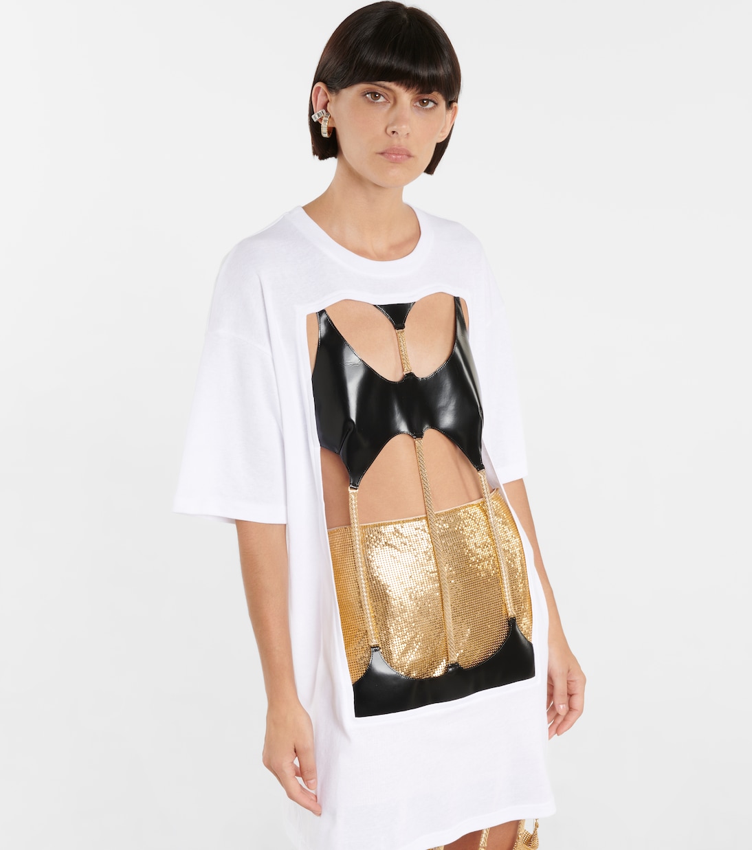 Verziertes T-Shirt aus Baumwolle | Christopher Kane