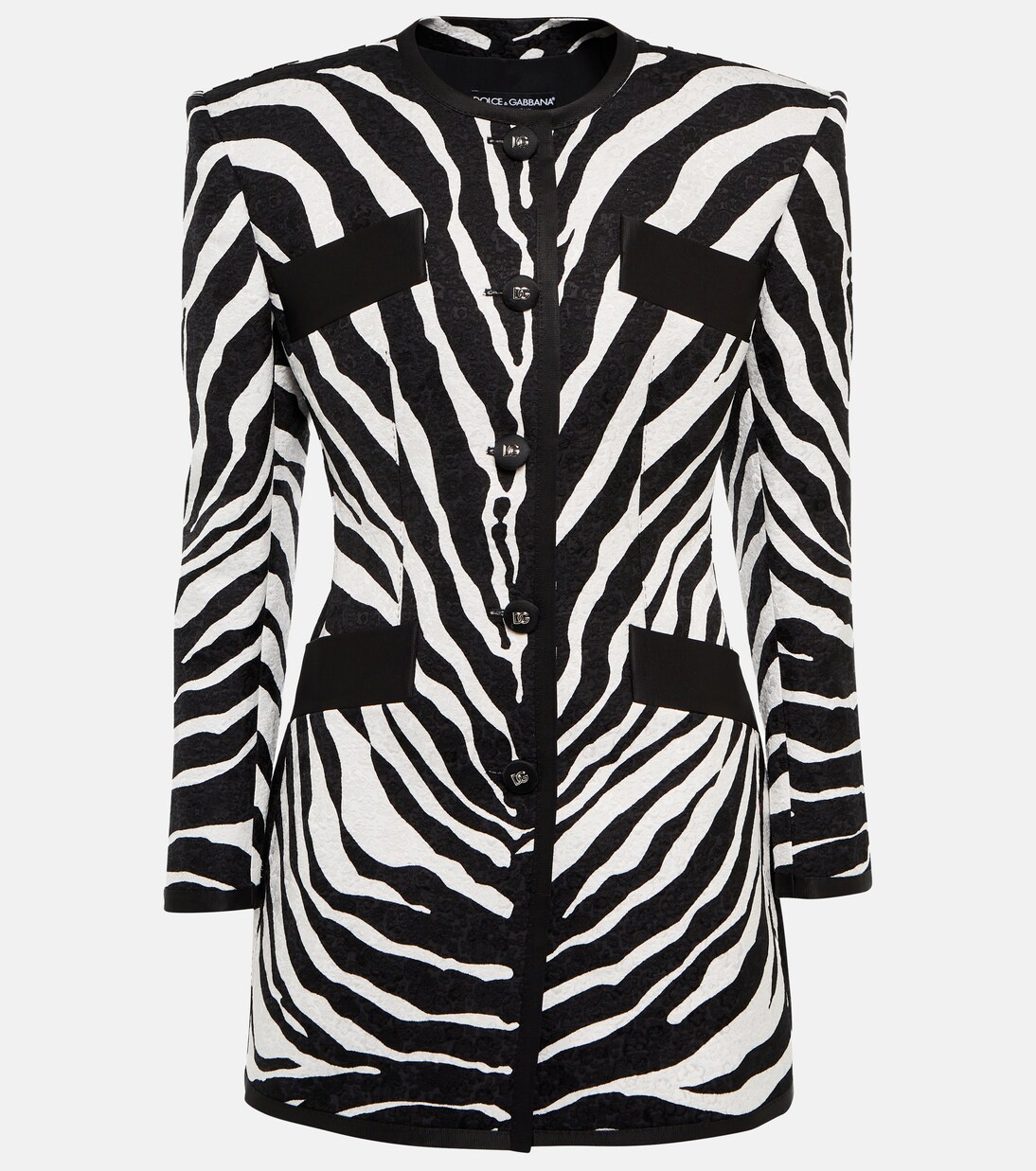 Zebra-print brocade jacket | Dolce&Gabbana