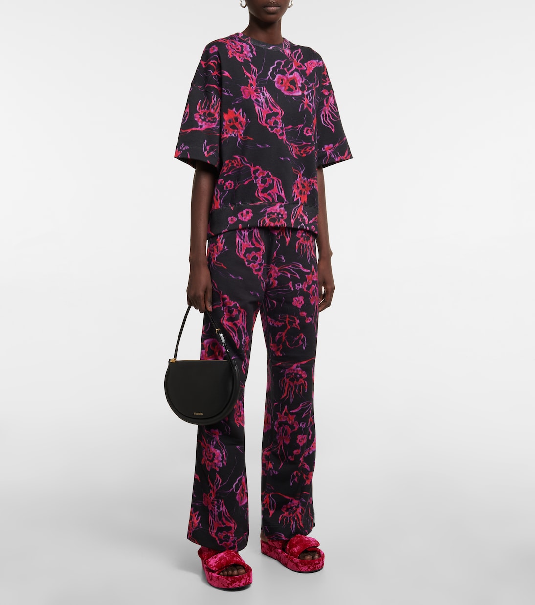Printed cotton sweatpants | Dries Van Noten