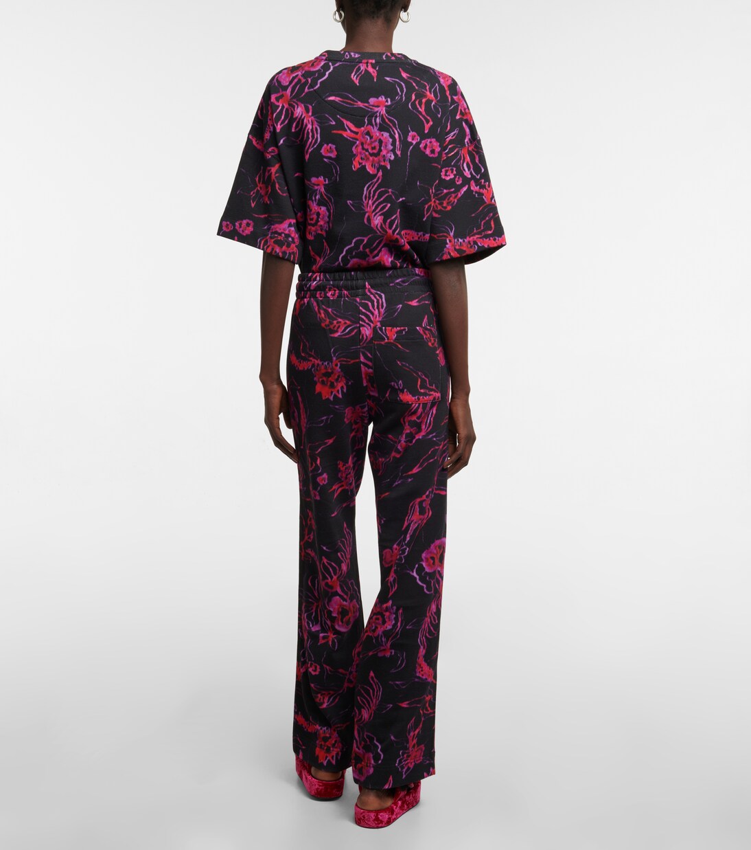 Printed cotton sweatpants | Dries Van Noten