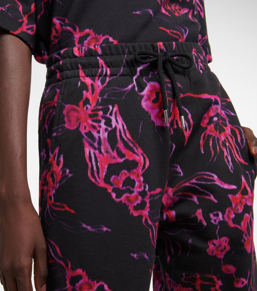 Printed cotton sweatpants | Dries Van Noten