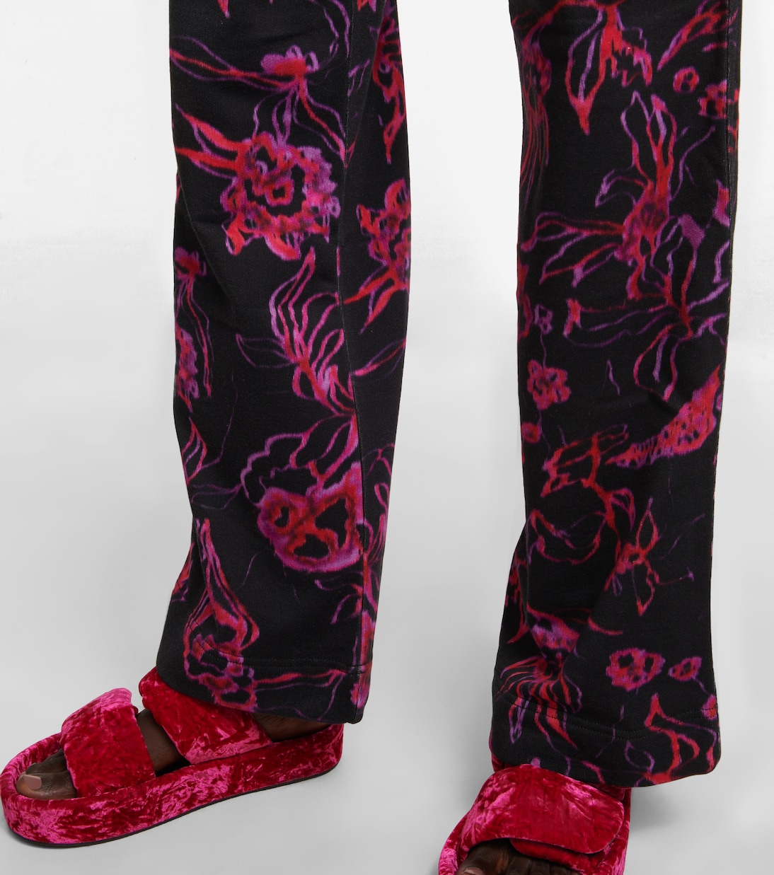 Printed cotton sweatpants | Dries Van Noten