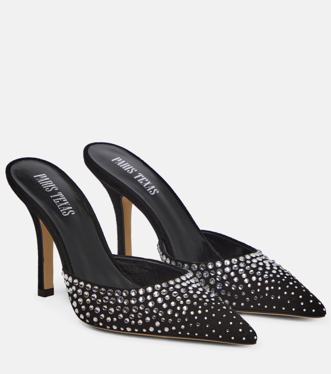 Holly embellished suede mules | Paris Texas