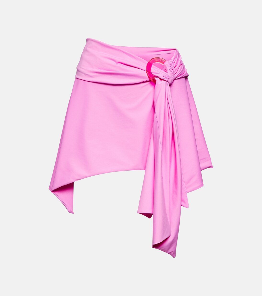 Asymmetric lycra miniskirt | The Attico