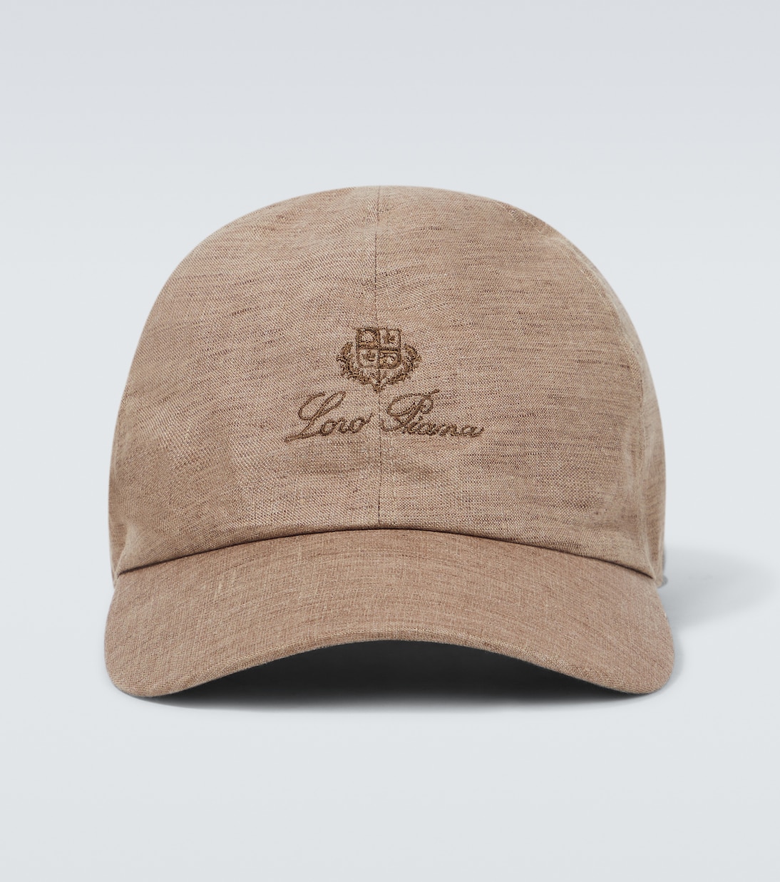 Logo linen canvas baseball cap | Loro Piana
