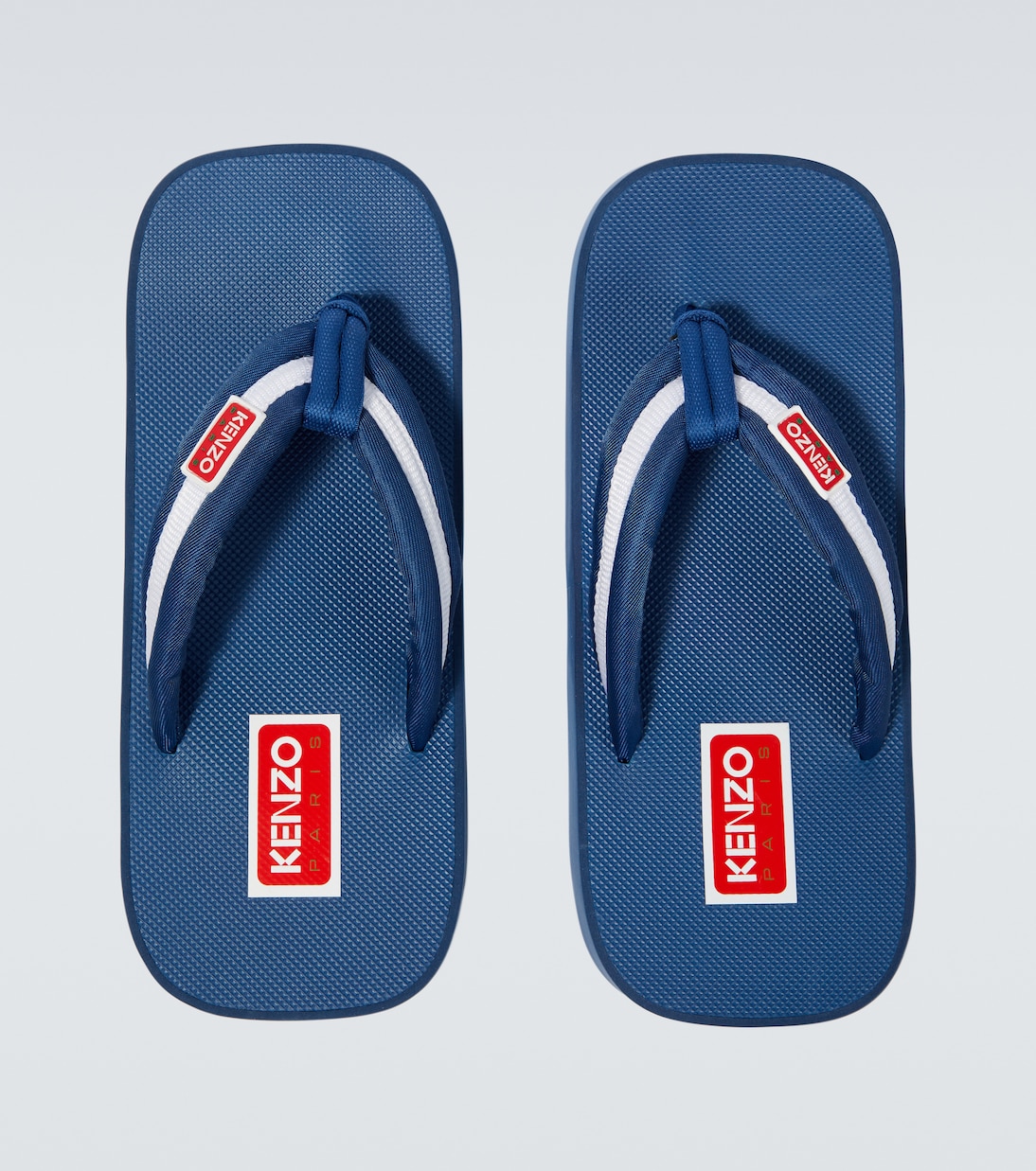 Logo striped thong sandals | Kenzo