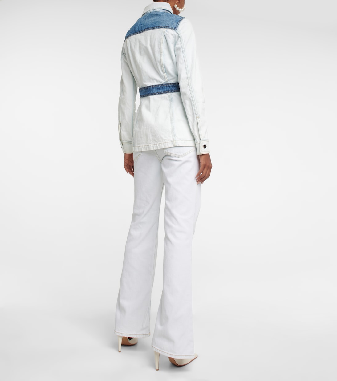 Chaqueta Denim Love en denim patchwork | Dorothee Schumacher