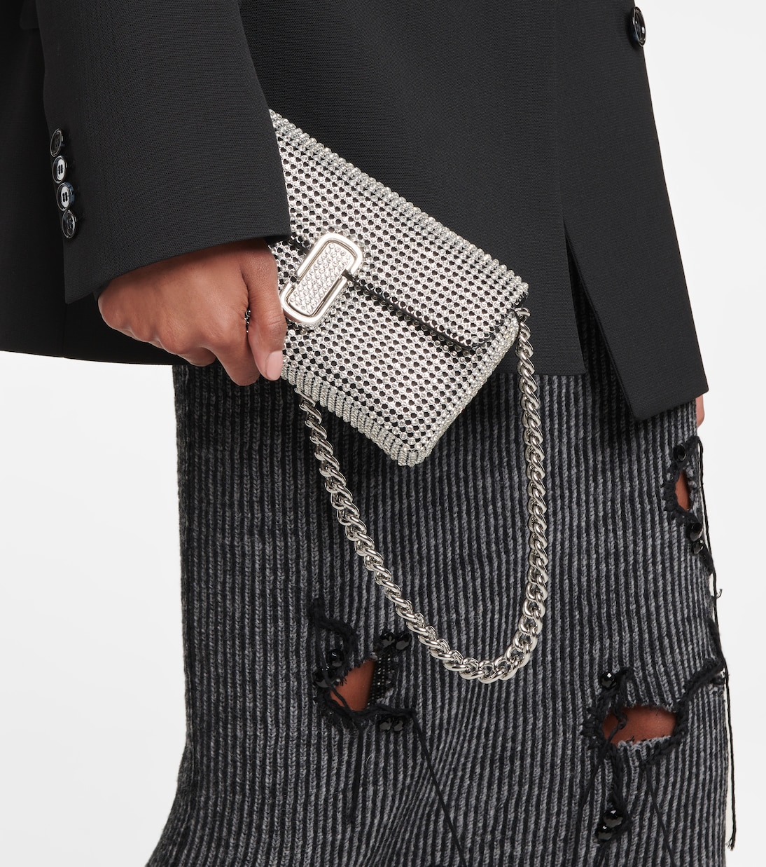 Borsa a spalla The J Marc Mini con cristalli | Marc Jacobs