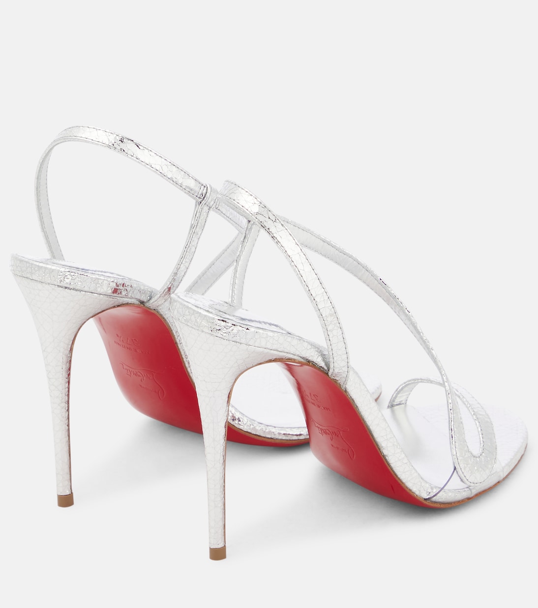 Sandali Rosalie in pelle metallizzata | Christian Louboutin