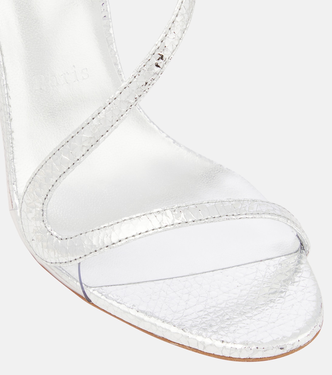 Sandali Rosalie in pelle metallizzata | Christian Louboutin