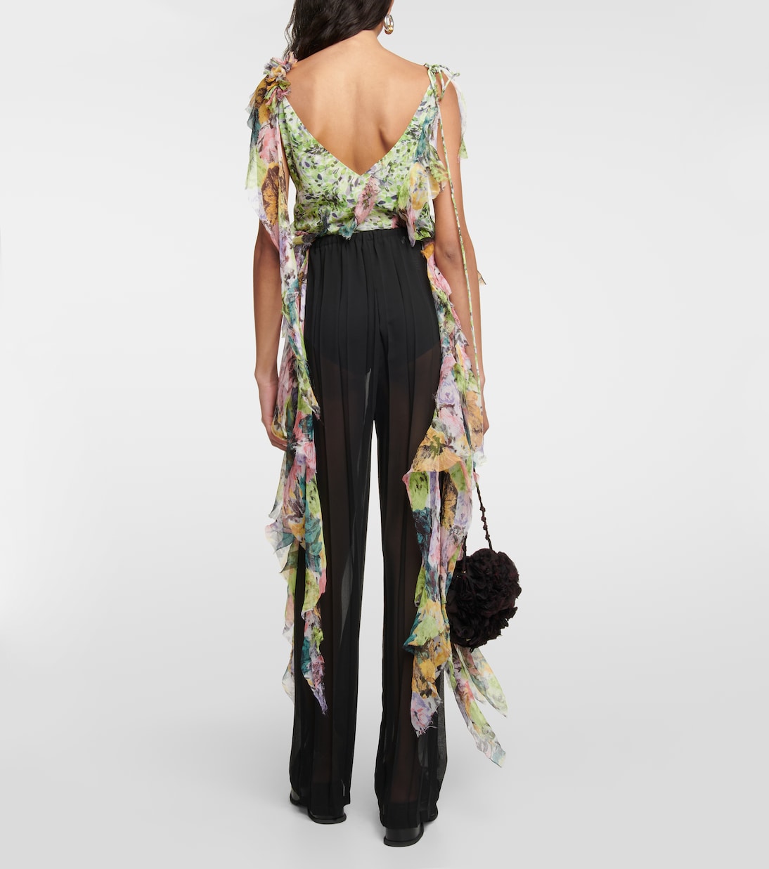 Pleated straight pants | Dries Van Noten
