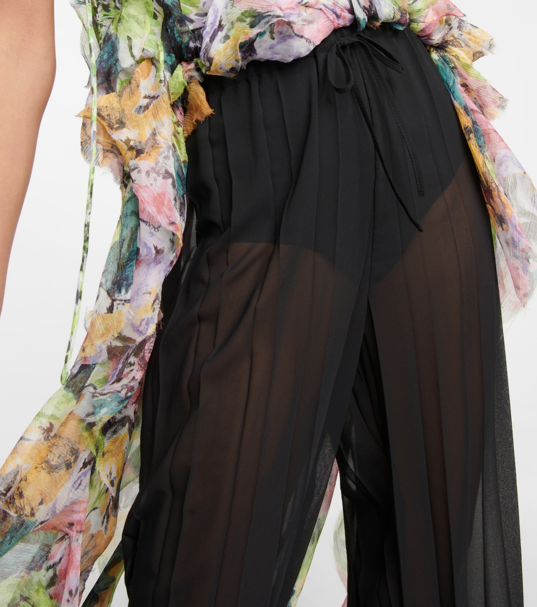 Pleated straight pants | Dries Van Noten