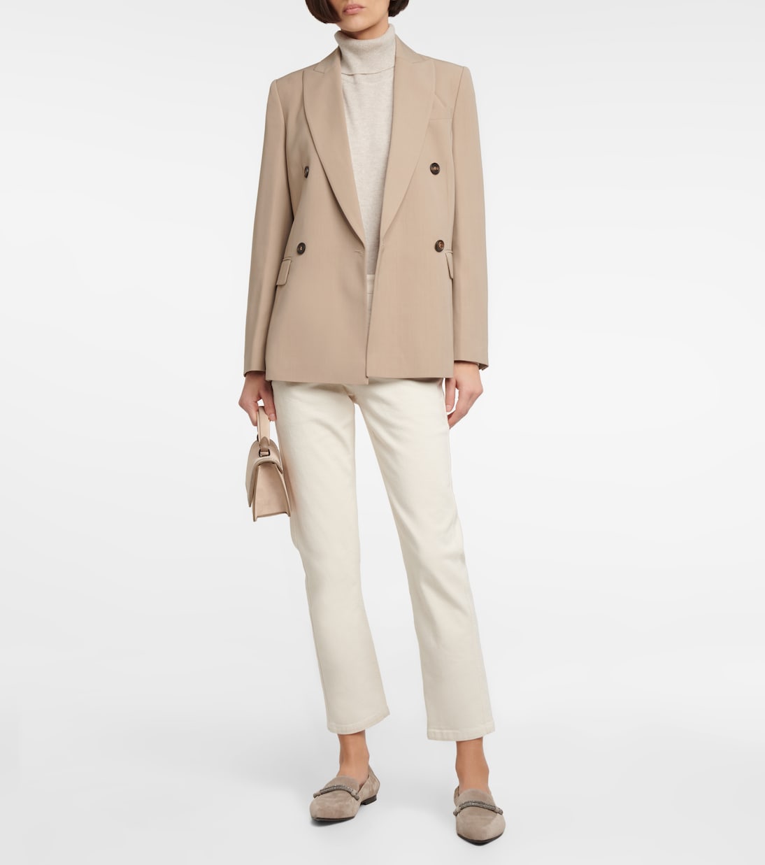 Double-breasted blazer | Brunello Cucinelli